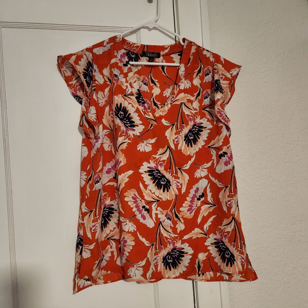 Fun floral blouse